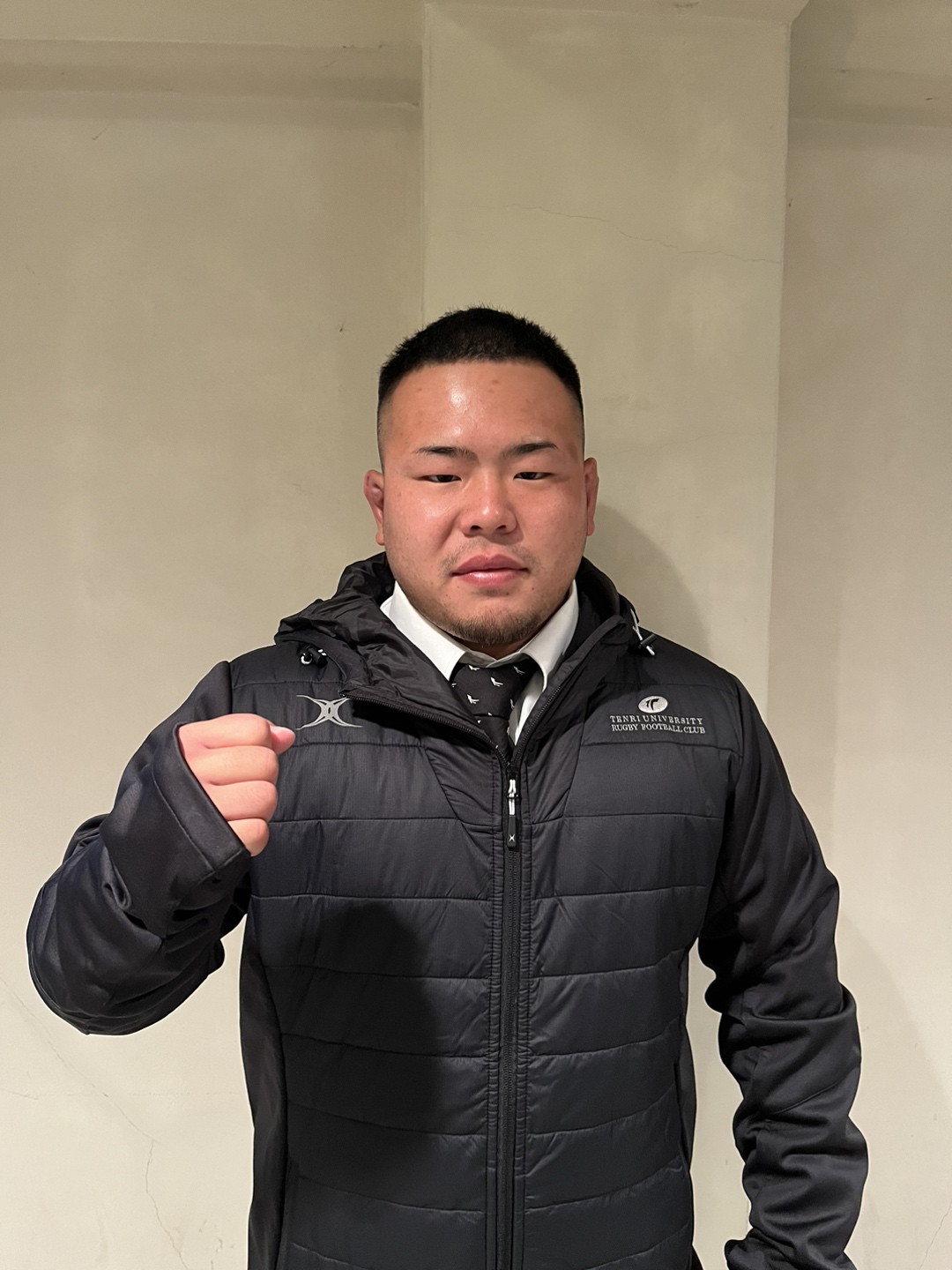 天理大対関学大　この日2トライで勝利に貢献した天理大プロップ松野楓舞（撮影・永田淳）