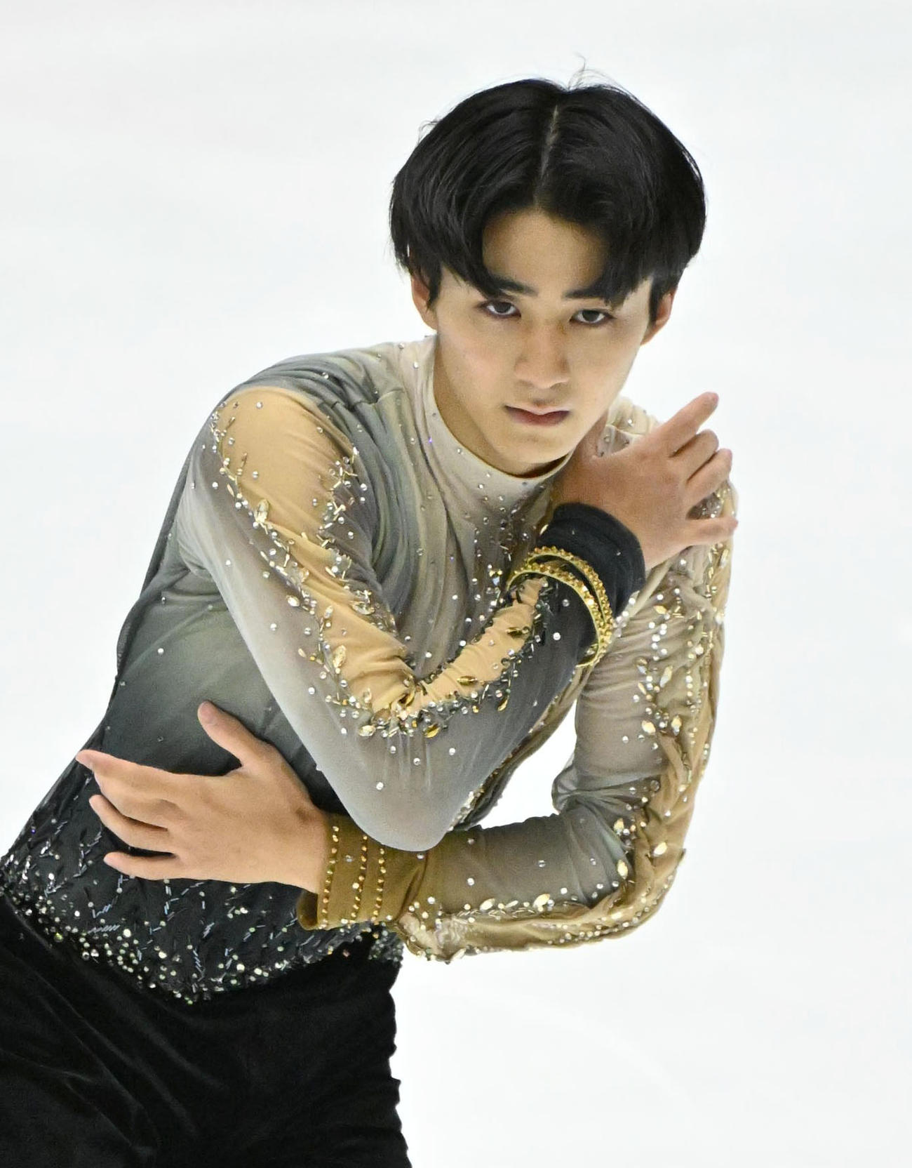 男子フリー　演技を披露する中村俊介（撮影・石井愛子）