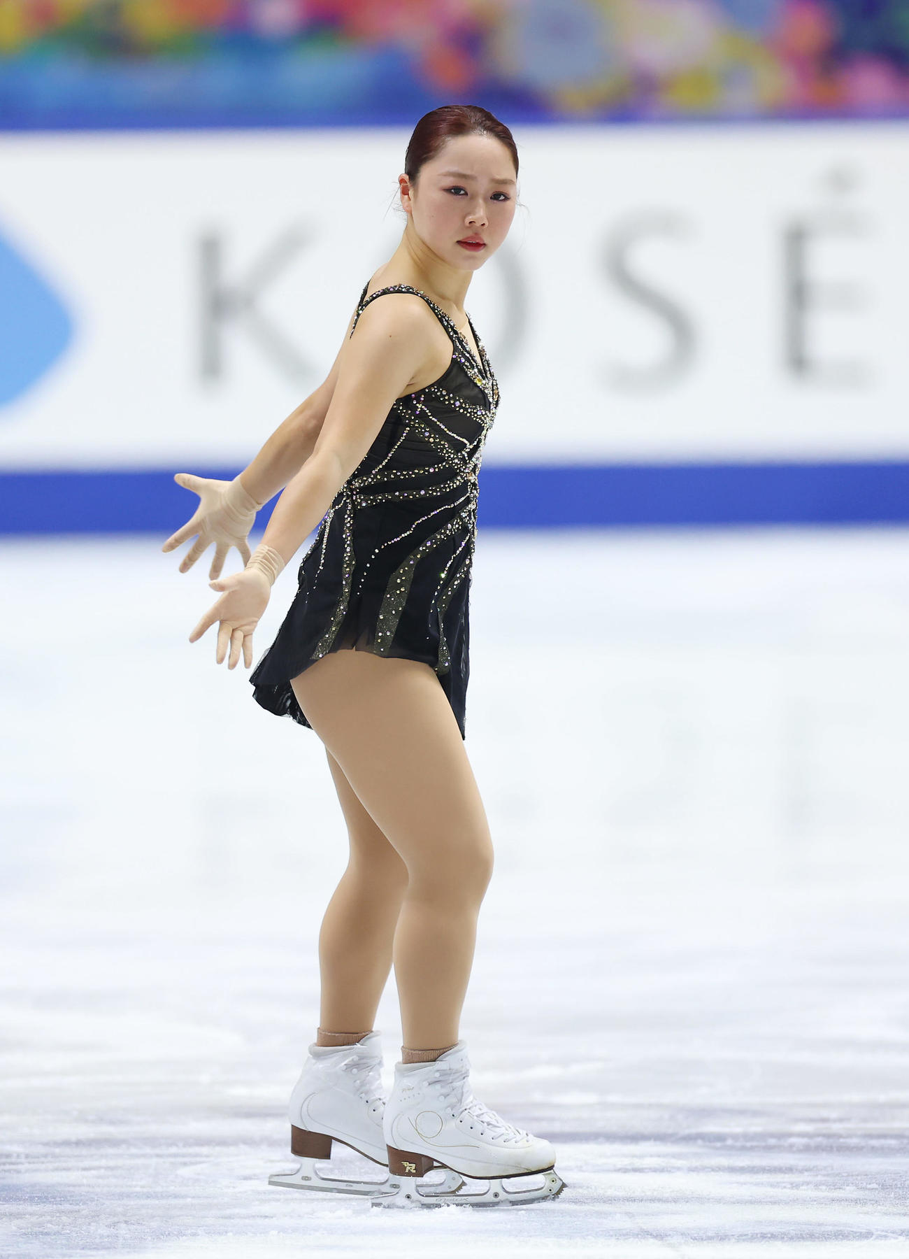 女子SPで演技する樋口（撮影・前田充）