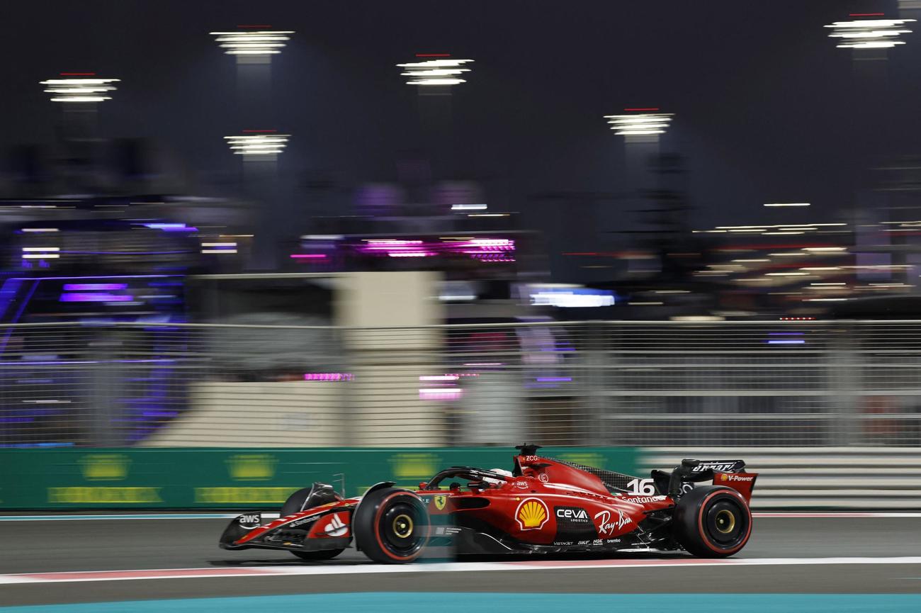 トップタイムのフェラーリ・ルクレール（ロイター）