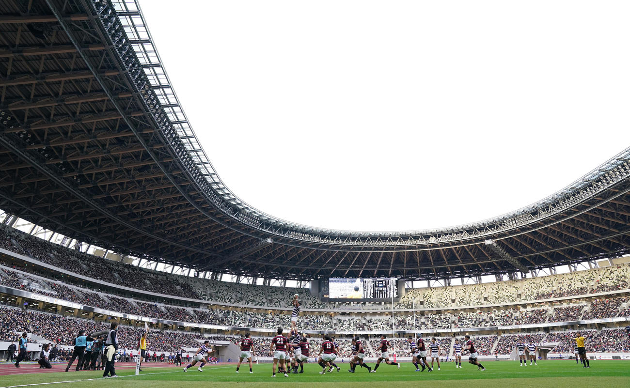 関東大学ラグビー対抗戦　早大対明大（2022年12月4日）