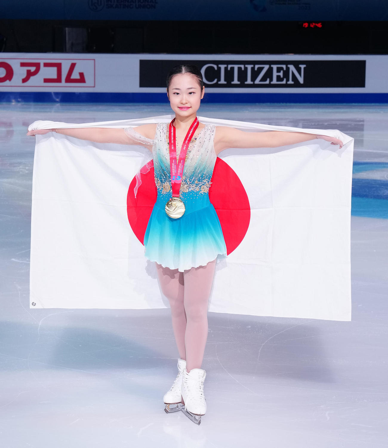 ジュニア女子で優勝した島田（撮影・江口和貴）