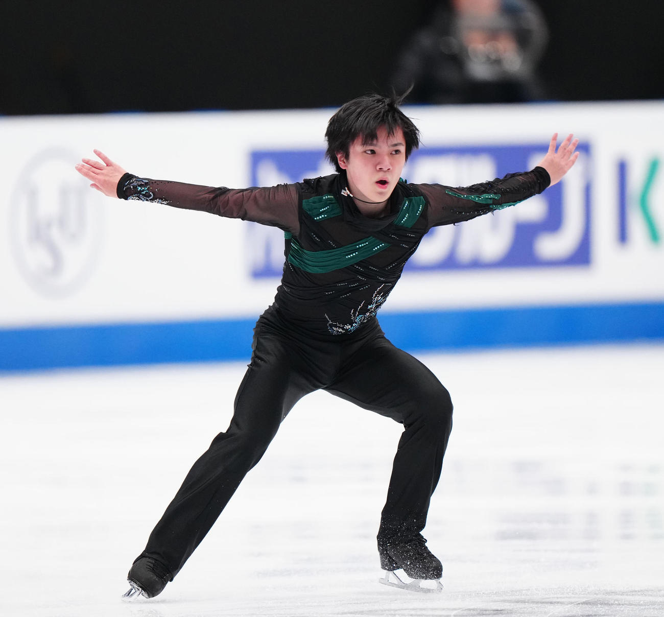 男子フリーに臨む宇野昌磨