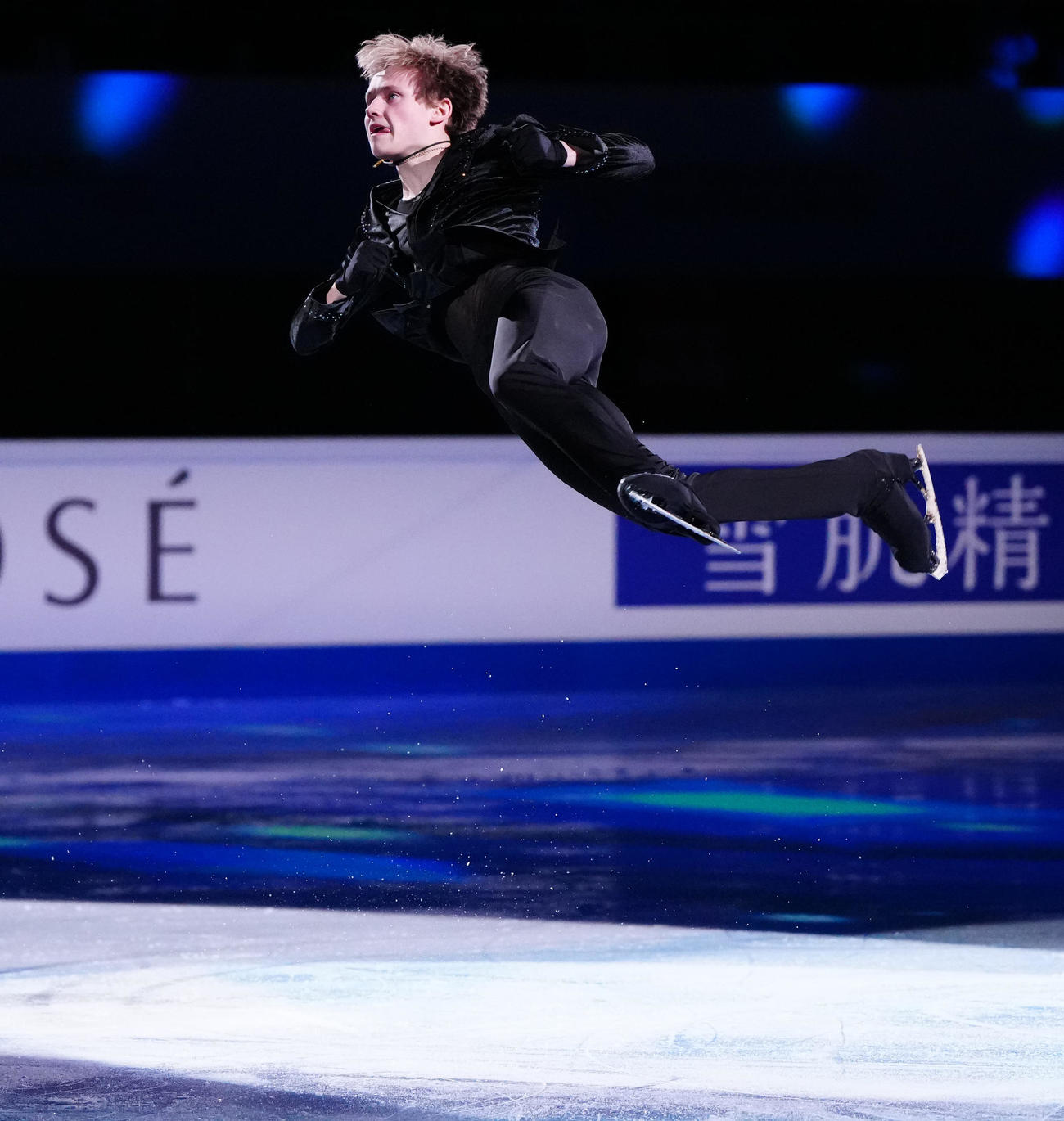 フィギュアスケートGPファイナルのエキシビションに臨む男子優勝のマリニン（撮影・江口和貴）