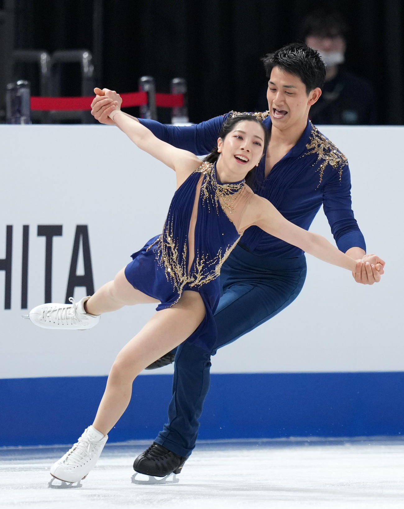 「りくりゅう」三浦璃来（左）木原龍一組（2023年3月撮影）