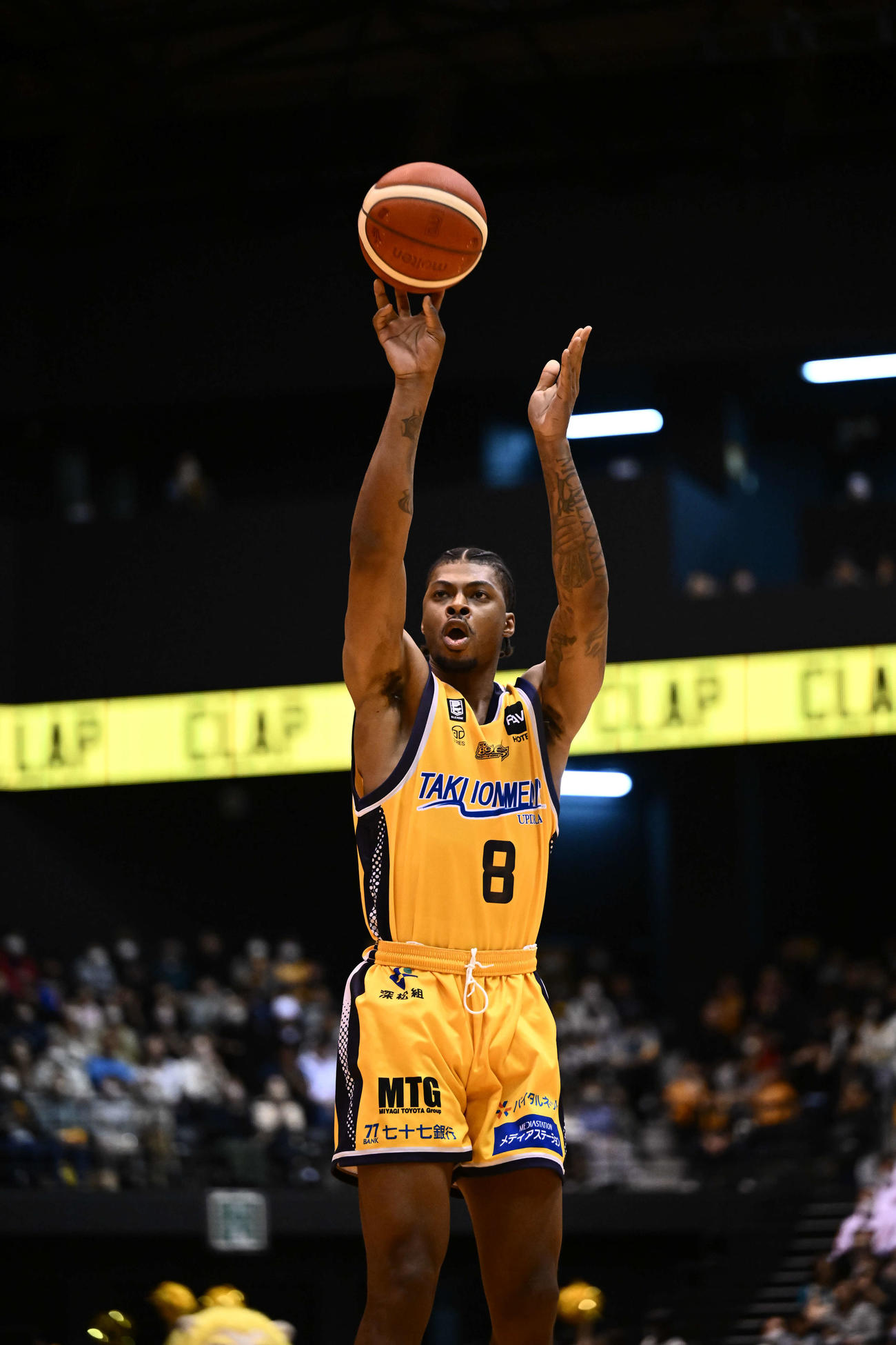 B2新潟の新外国籍選手、ワシントン　（C）B．LEAGUE
