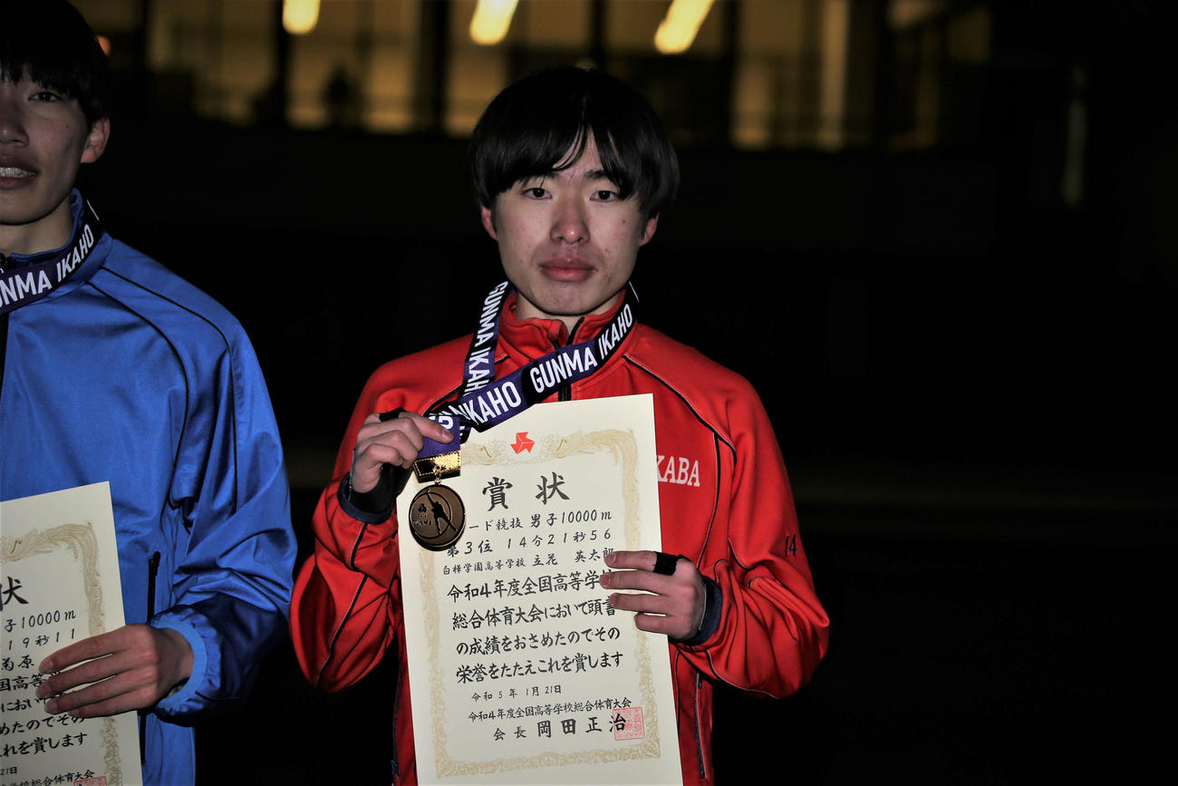 白樺学園の立花英太郎（2023年撮影）