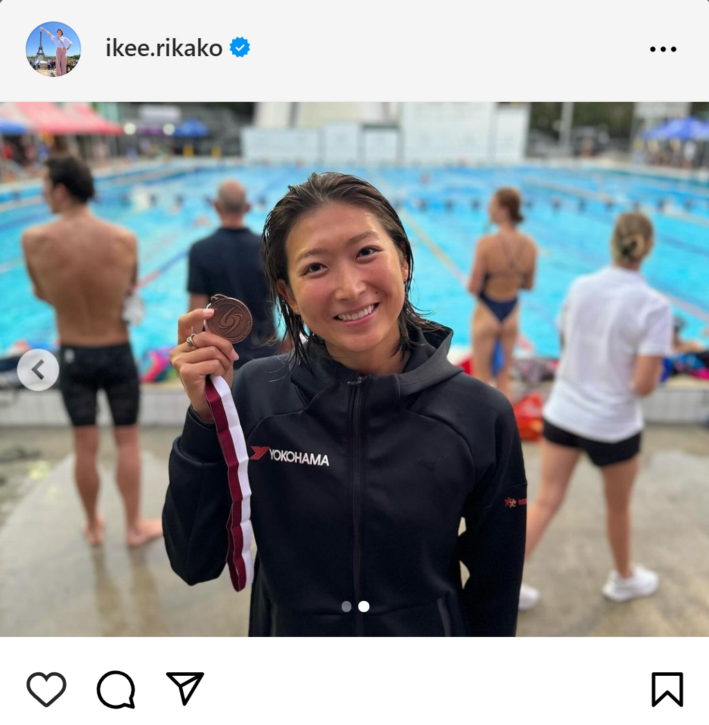池江璃花子のインスタグラムから