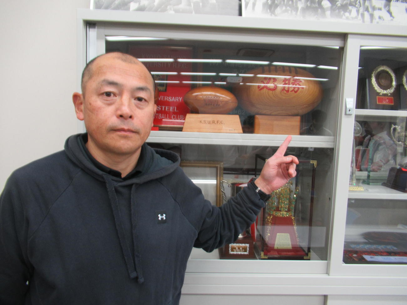 大学選手権準々決勝早大戦の必勝を誓う京産大・広瀬監督