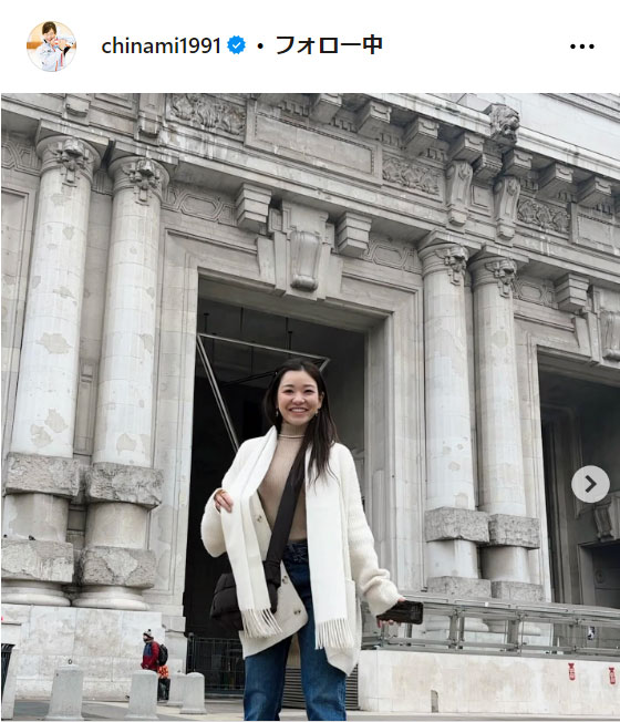 吉田知那美のインスタグラムから