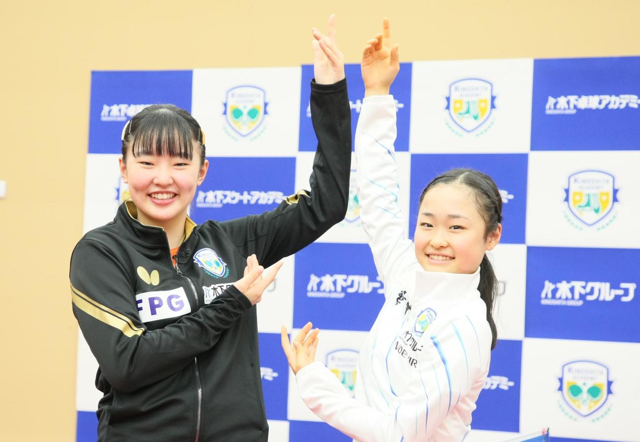初対談に臨んだ張本（左）と島田（撮影・藤塚大輔）