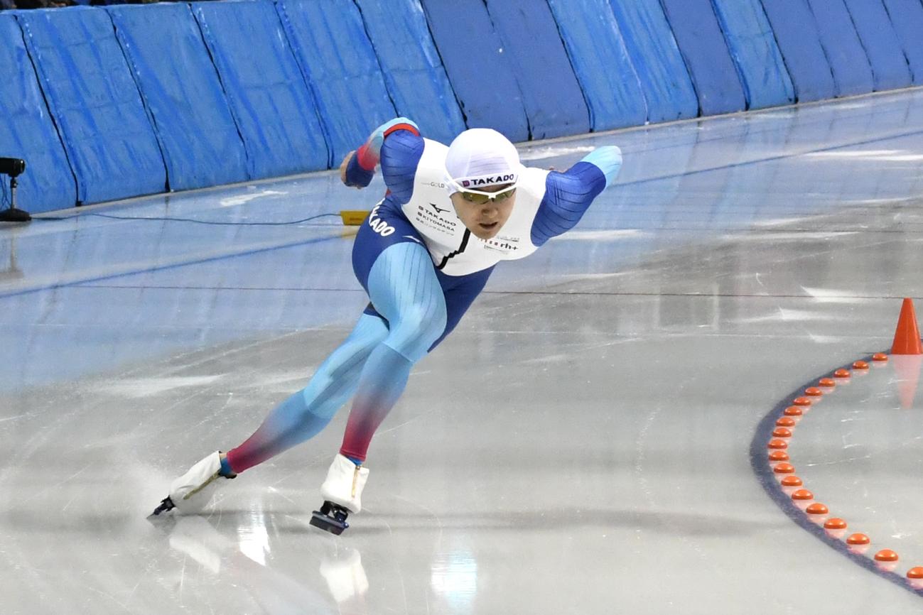 距離別部門男子500で優勝した村上（撮影・石井翔太）