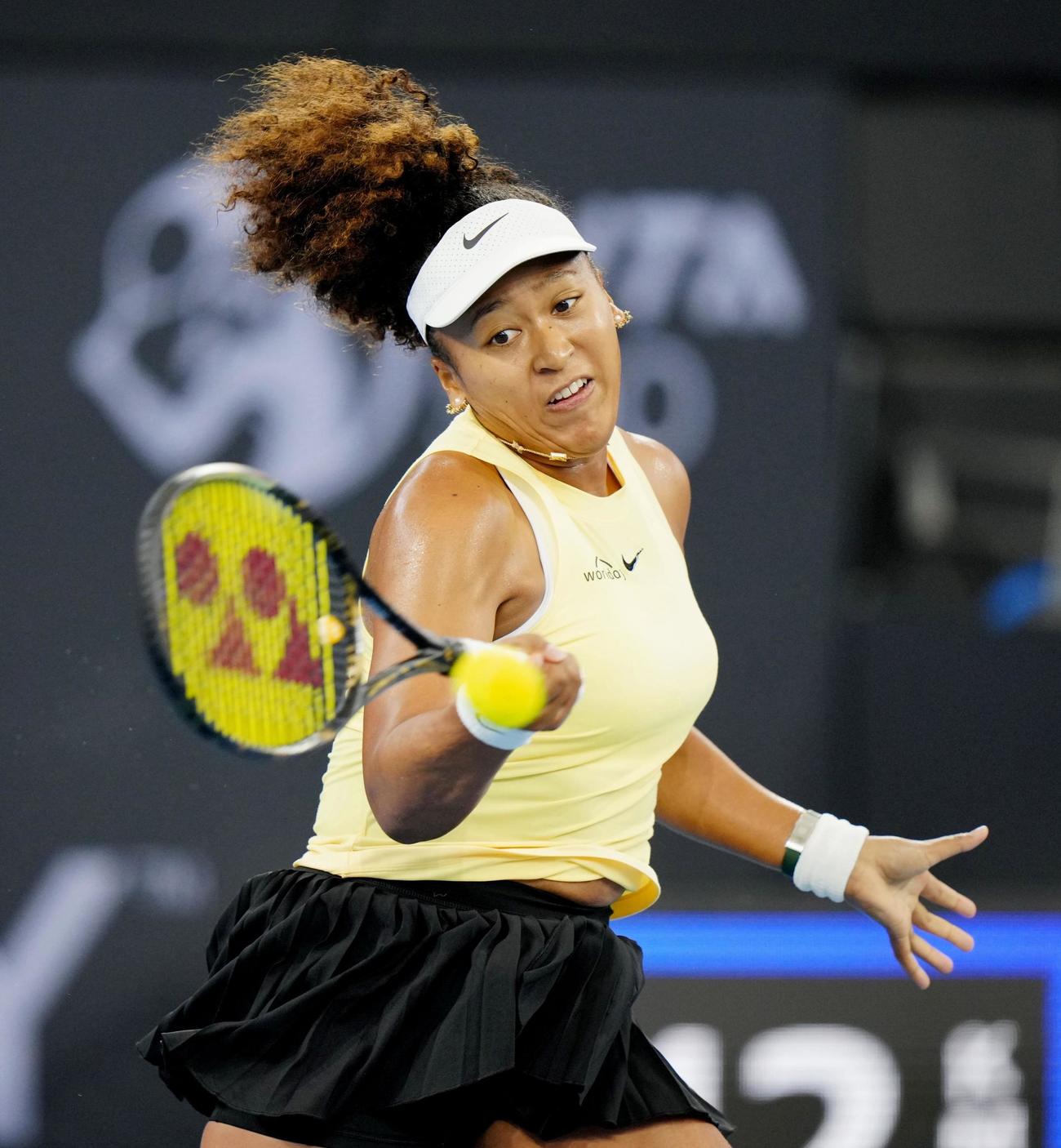 女子シングルス1回戦でタマラ・コルパチュと対戦する大坂なおみ（共同）