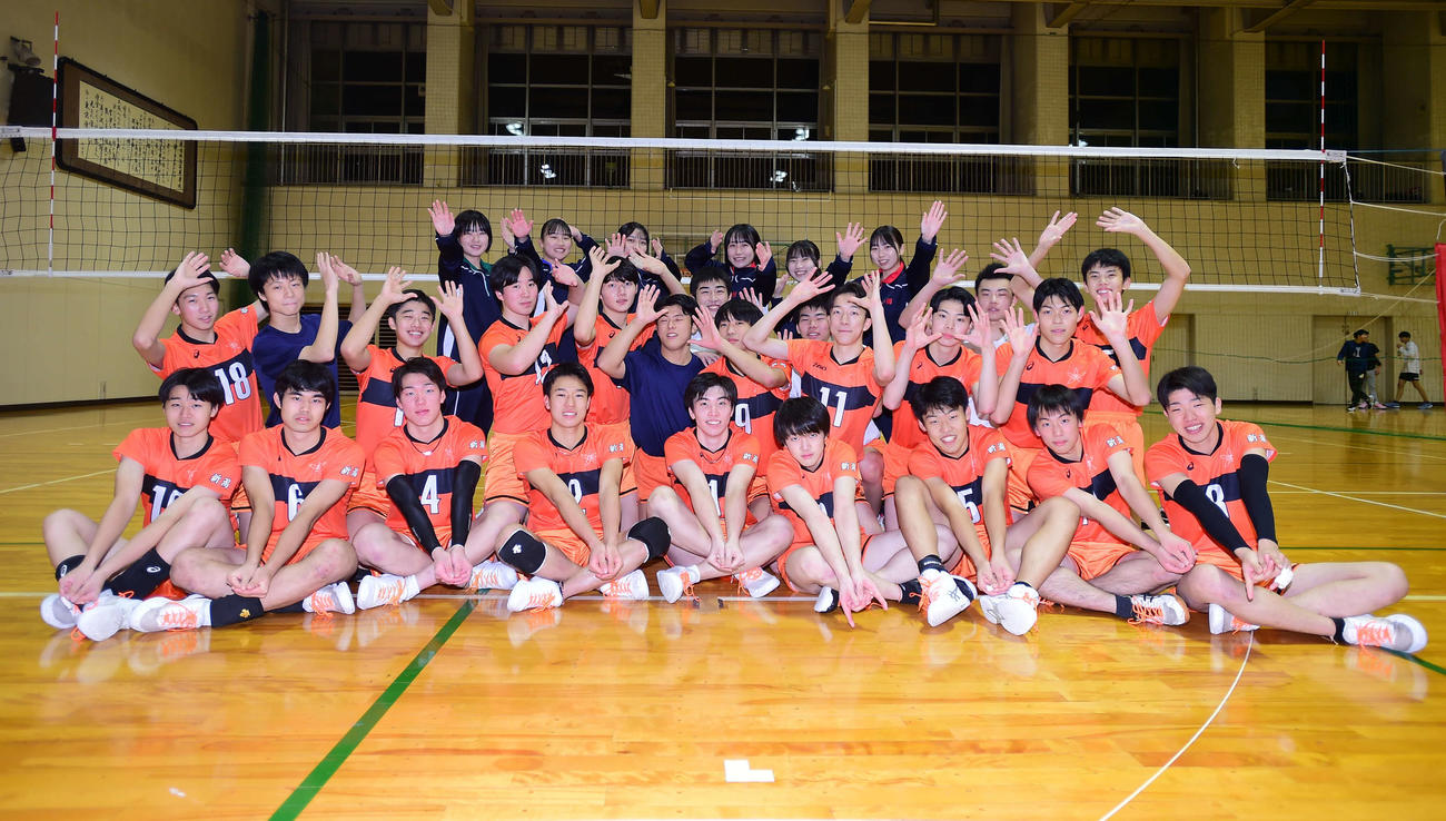 2年ぶり15度目出場の東京学館新潟男子バレーボール部