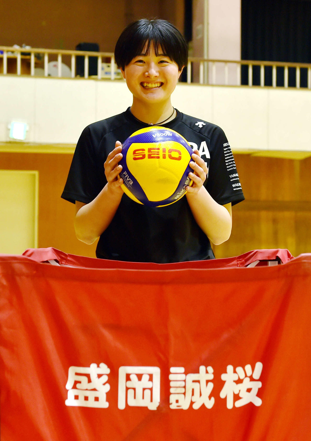 3大会ぶりの初戦突破を目指し、チームを引っ張る盛岡誠桜・柿木