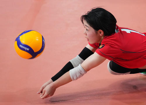 横浜隼人対福井工大福井　懸命にボールを拾う福井工大福井・杉本（撮影・横山健太）