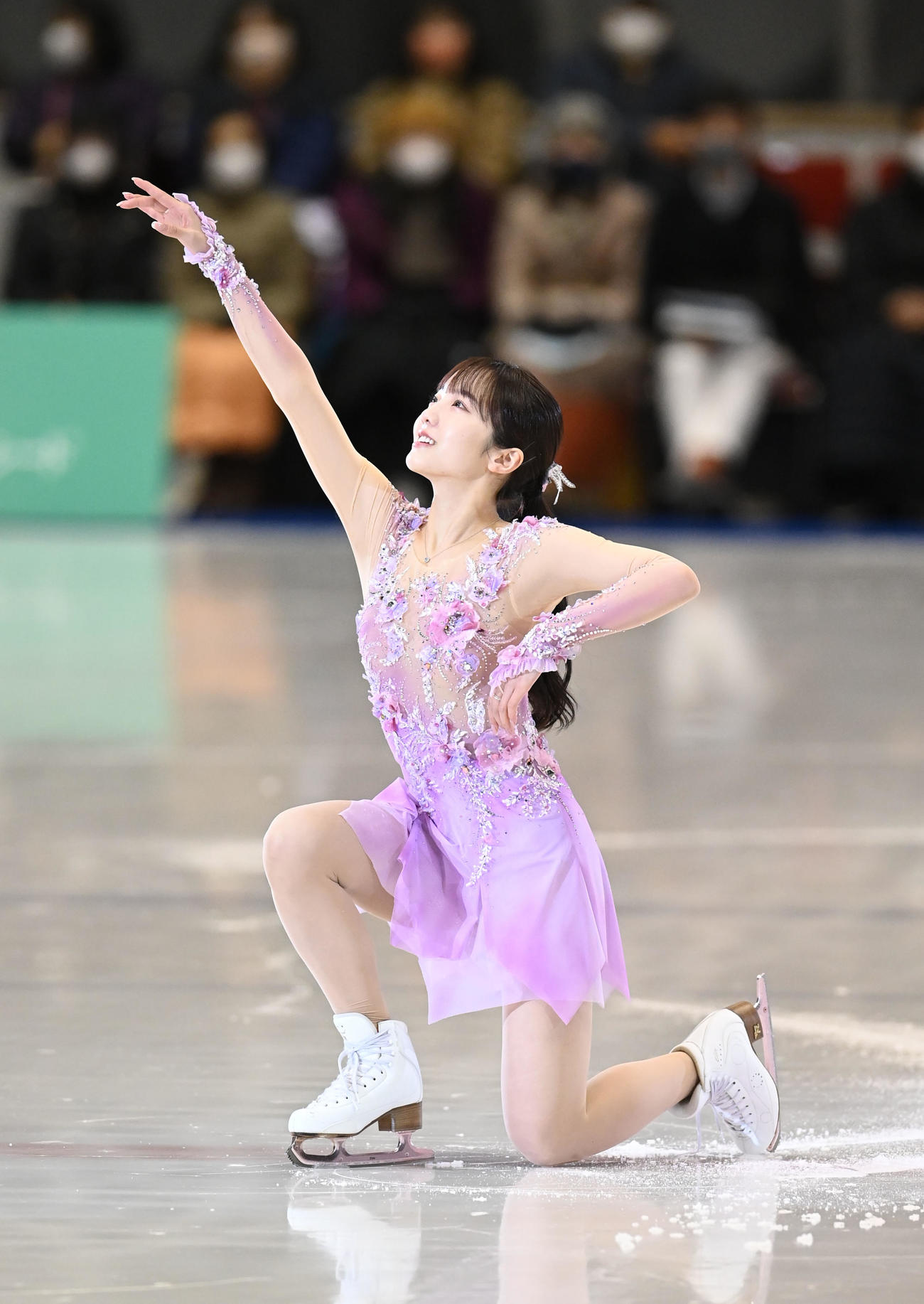 23年1月、華麗な演技を披露する本田真凜