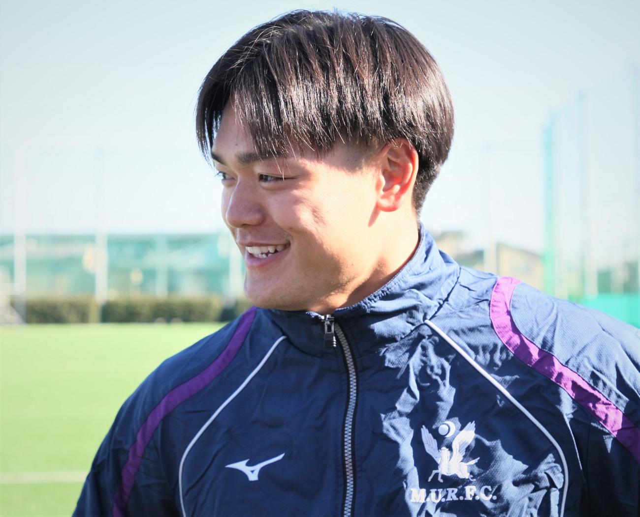 全国大学ラグビー選手権決勝を見据える明大・広瀬主将