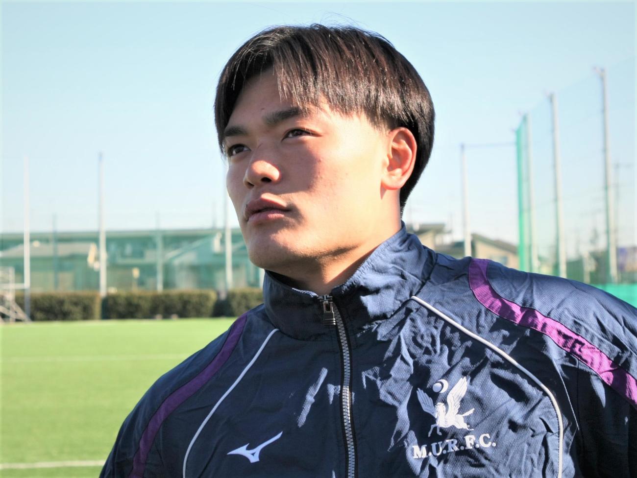 全国大学ラグビー選手権決勝を見据える明大・広瀬主将