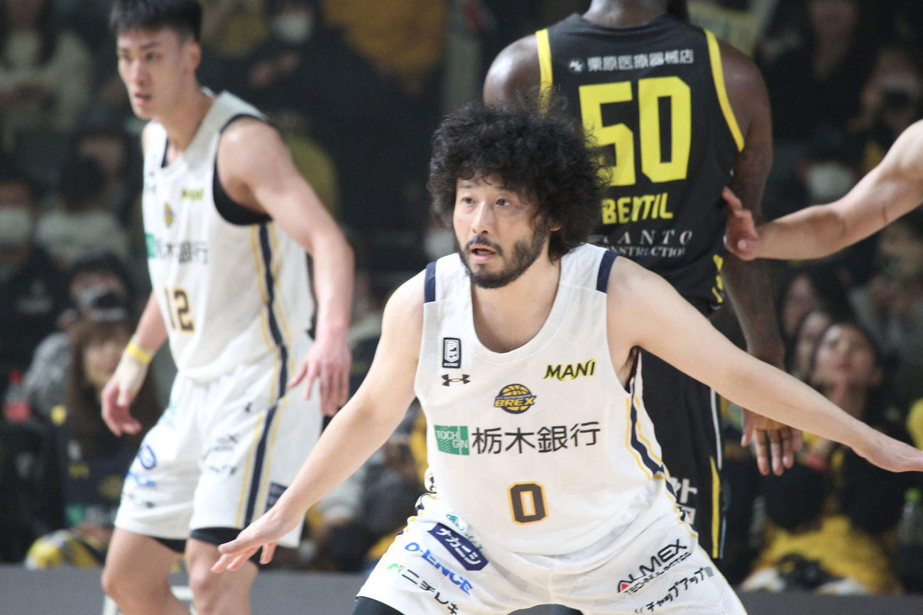 17日の群馬クレインサンダーズ戦に出場した宇都宮の田臥勇太。直近のリーグ戦5試合で4試合に出場している