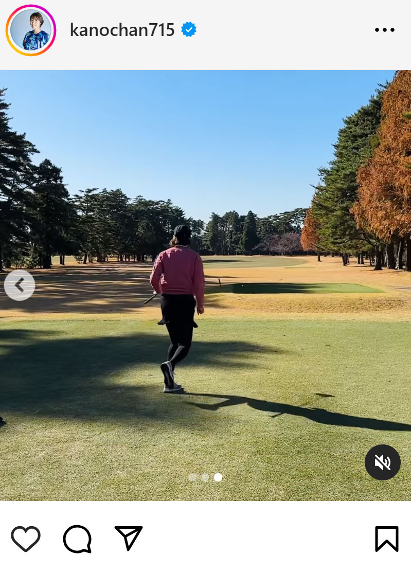 狩野舞子さんのインスタグラムから