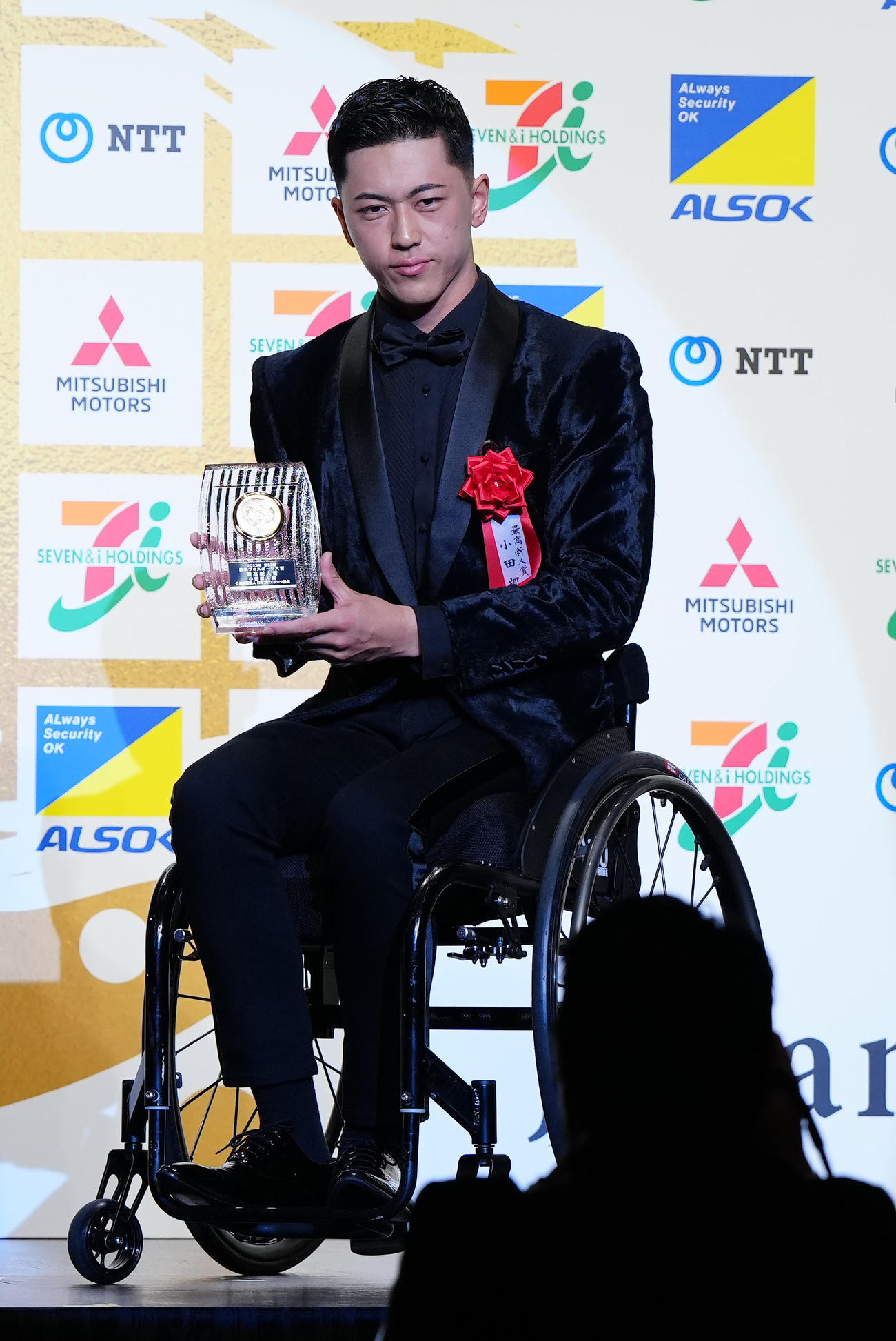 車いすテニスの小田凱人（2023年12月撮影）