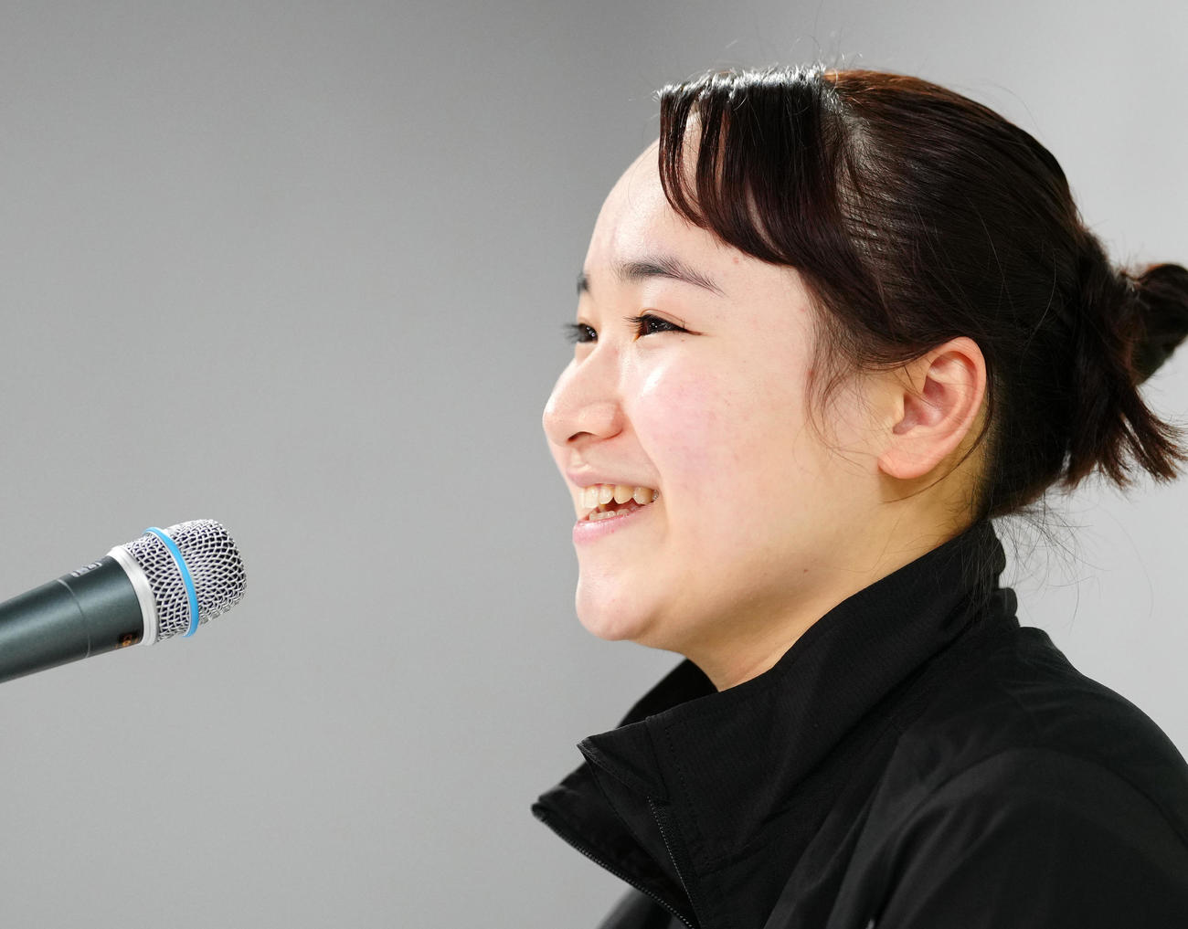 会見に臨む伊藤（撮影・江口和貴）
