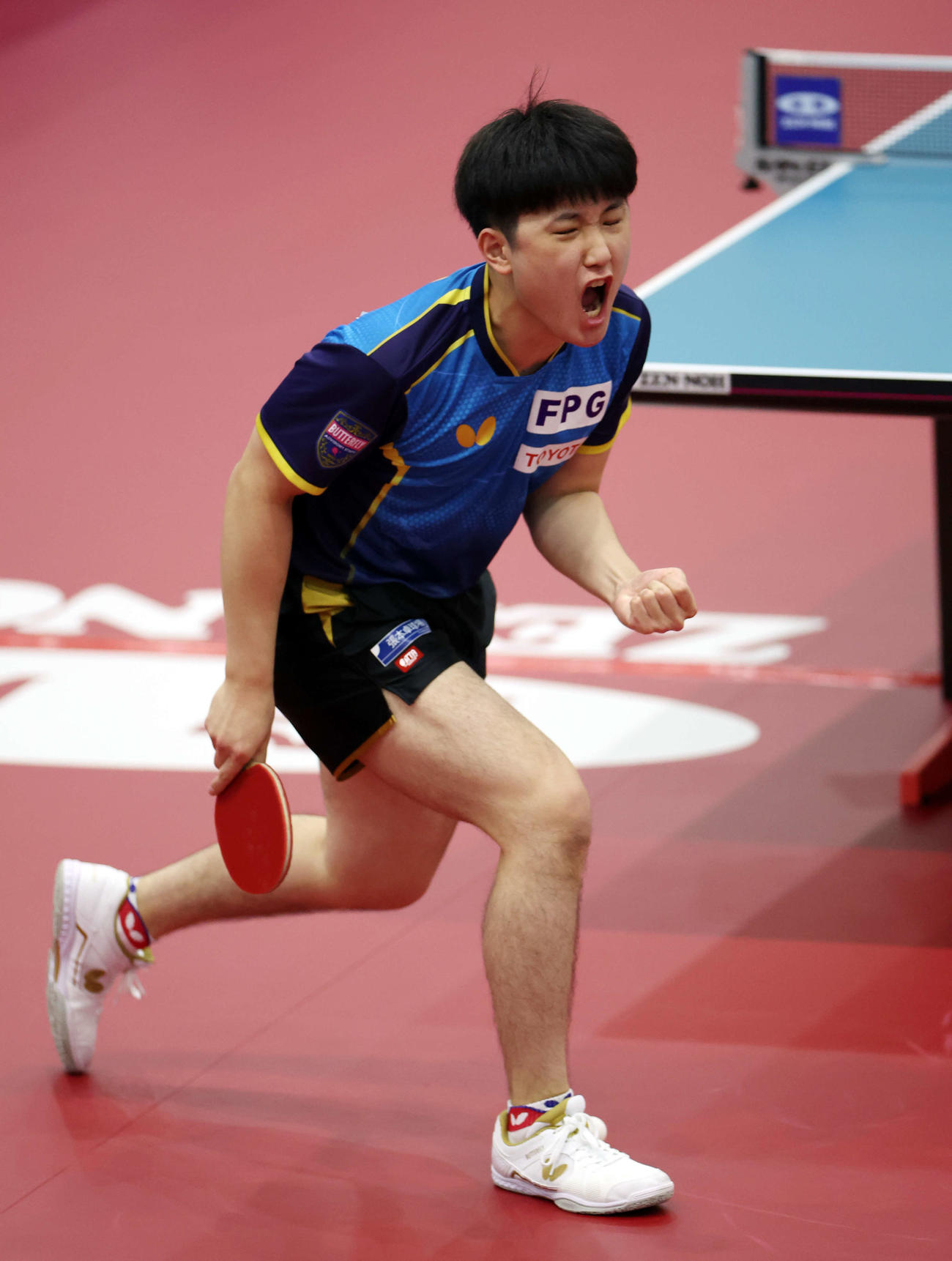 張本智和（23年7月撮影）