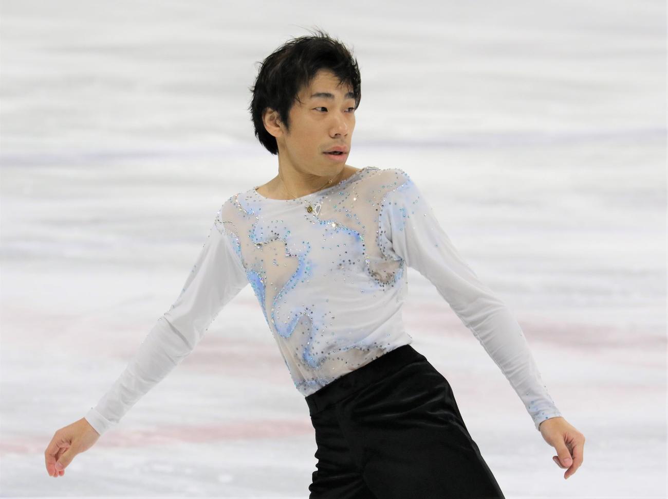 成年男子SPに臨む織田（撮影・藤塚大輔）
