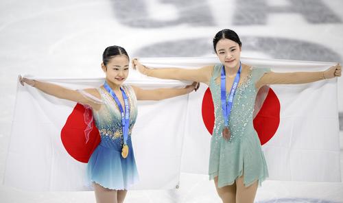 フィギュア】15歳の島田麻央が日本女子初のユース五輪制覇 大技失敗も