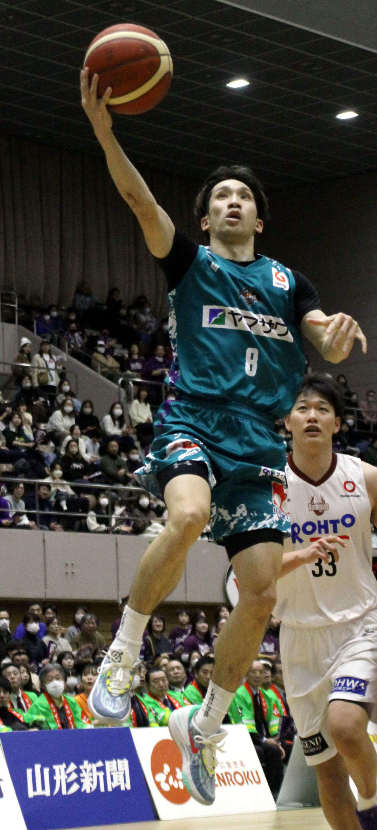 19得点を挙げ、チームを連敗脱出へ導いた山形村上