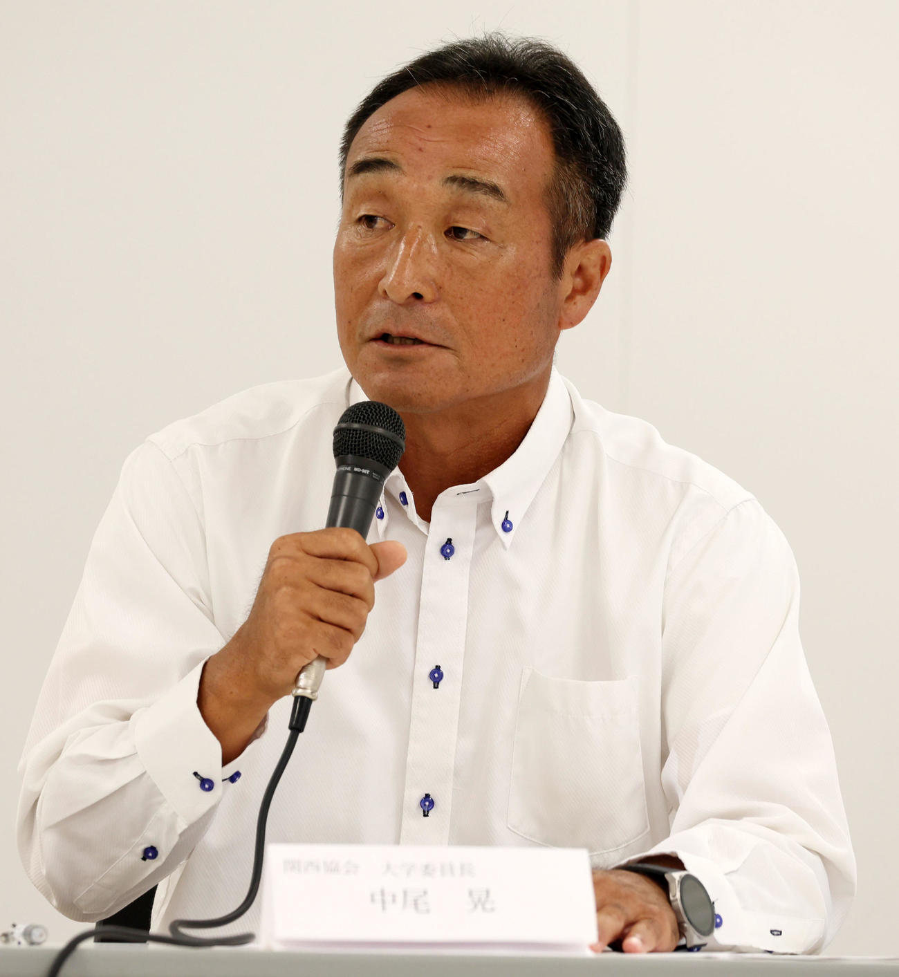 中尾晃氏（2023年9月撮影）