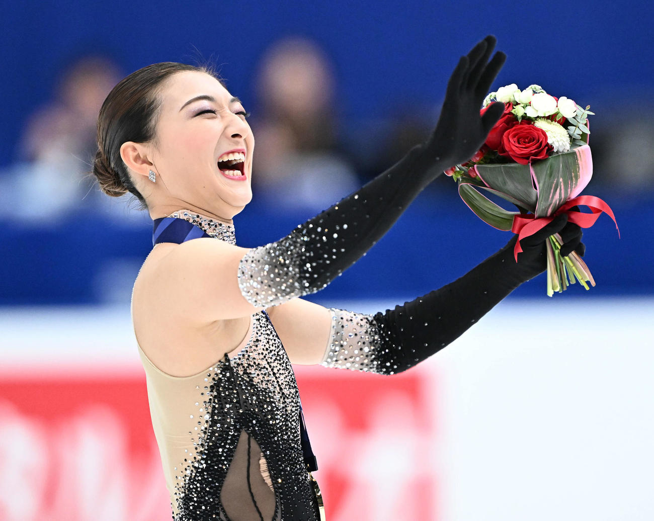 坂本花織（2023年12月24日撮影）