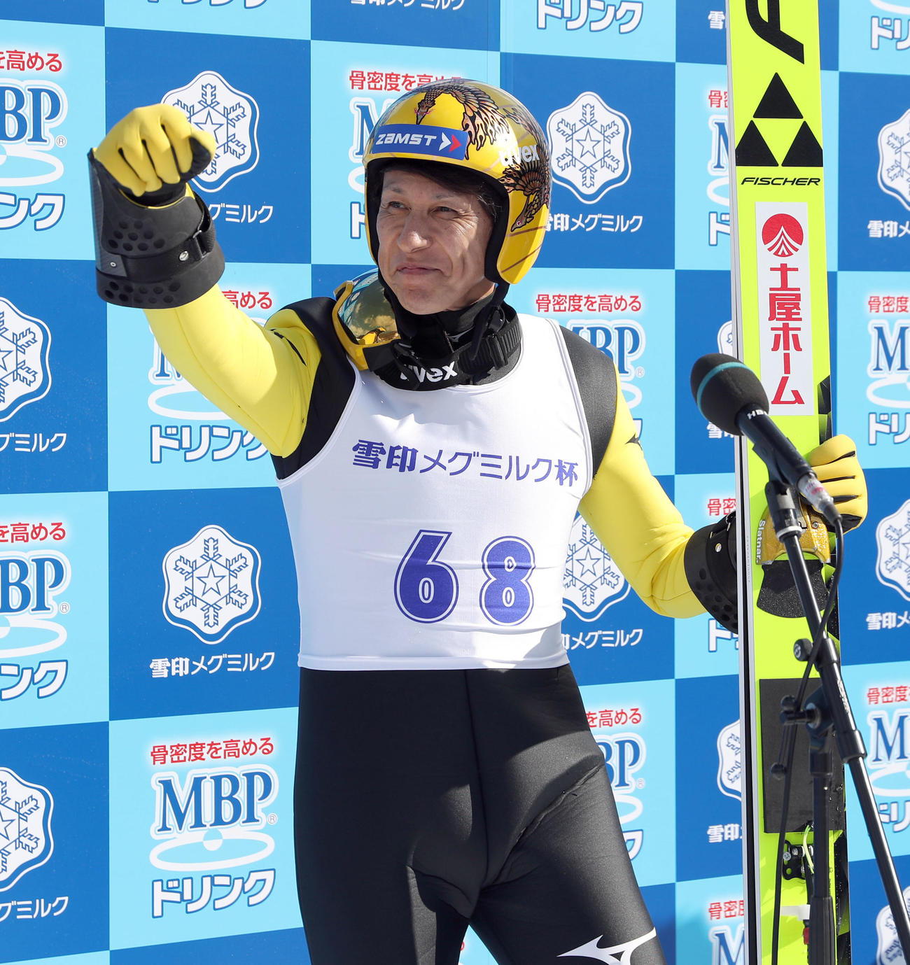 12日、笑顔の葛西