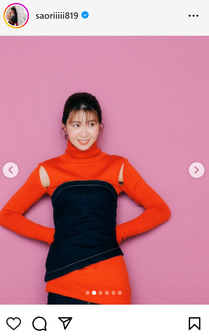 木村沙織さんのインスタグラムから