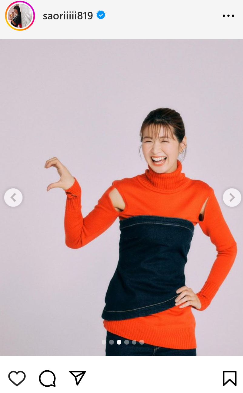 木村沙織さんのインスタグラムから