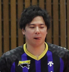 パナソニックパンサーズの仲本賢優（2024年1月撮影）