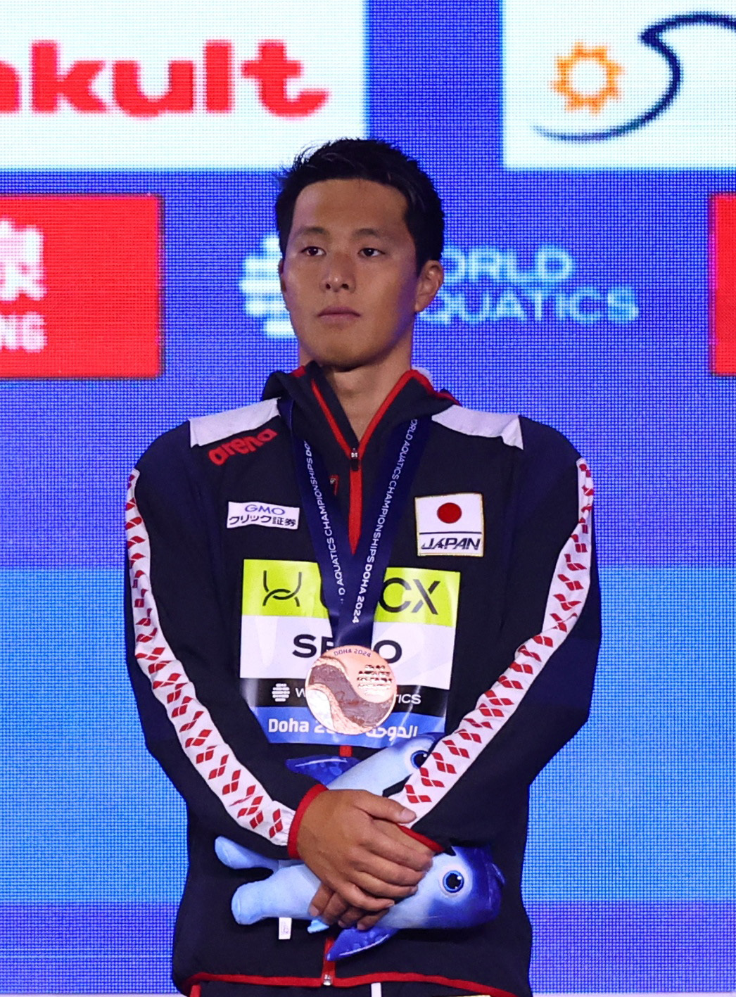 男子400メートル個人メドレー決勝で7大会連続の表彰台となる銅メダルを獲得した瀬戸大也（ロイター）