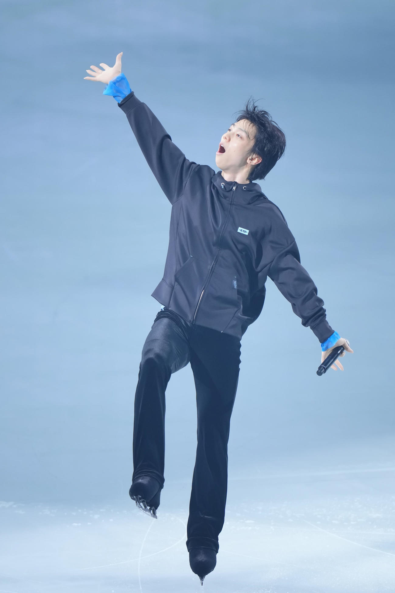 「Yuzuru Hanyu ICE STORY 2nd“RE＿PRAY”TOUR」横浜公演で演技する羽生結弦さん（撮影・垰建太）