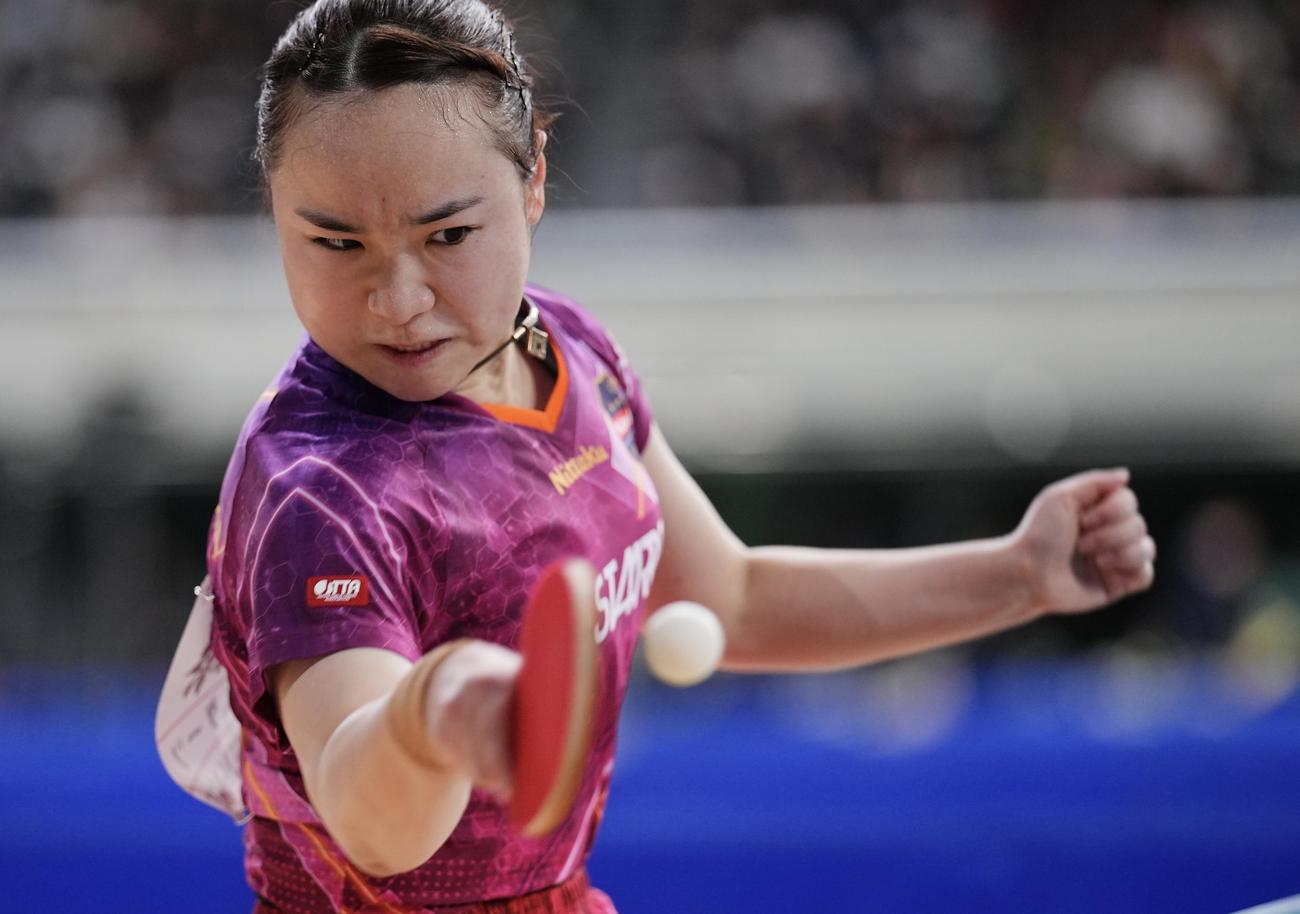 伊藤美誠（2024年1月26日撮影）