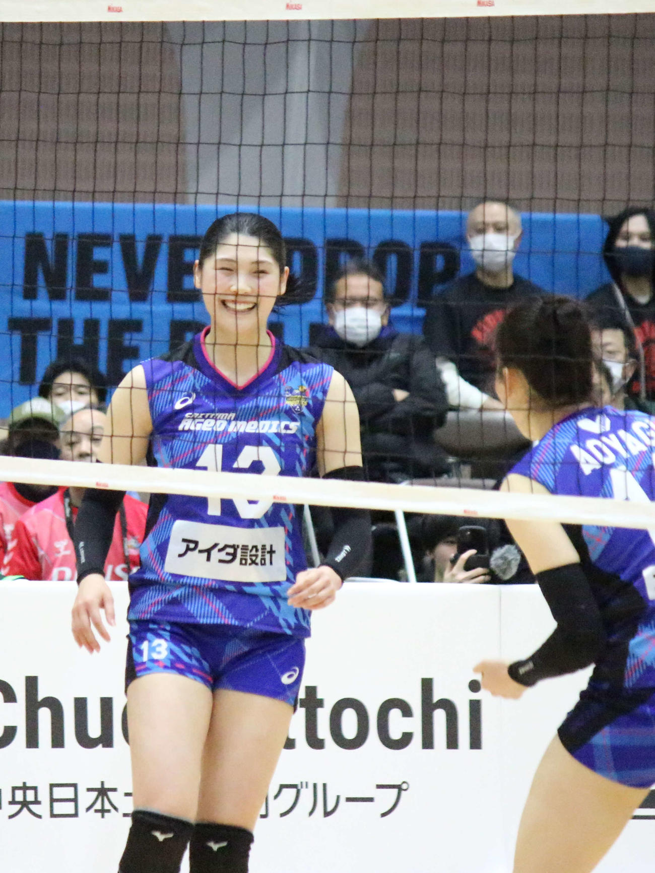 笑顔を見せる埼玉上尾の黒後（撮影・勝部晃多）