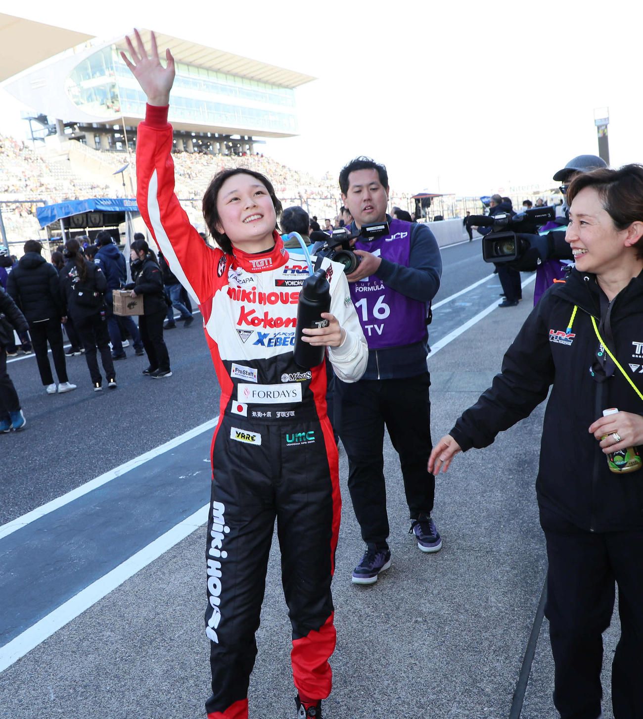 スーパーフォーミュラに初参戦し初完走を果たしたJuju（野田樹潤）（撮影・宮崎幸一）