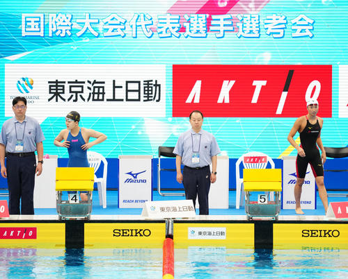 【競泳】高２平井瑞希、全体１位で準決勝進出　池江璃花子は復帰後ベストで２位通過／五輪選考会