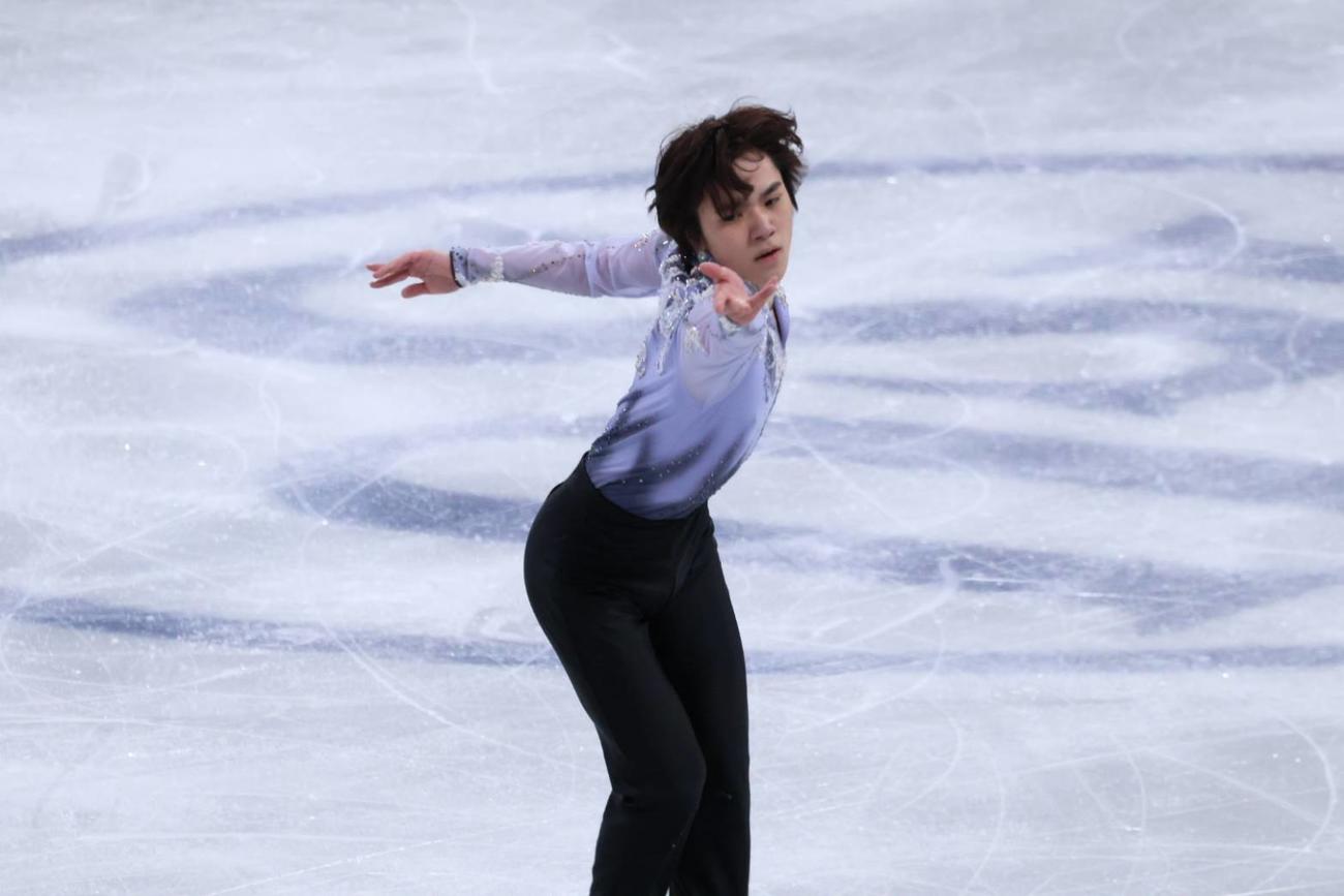 世界選手権SPで華麗に舞う宇野昌磨