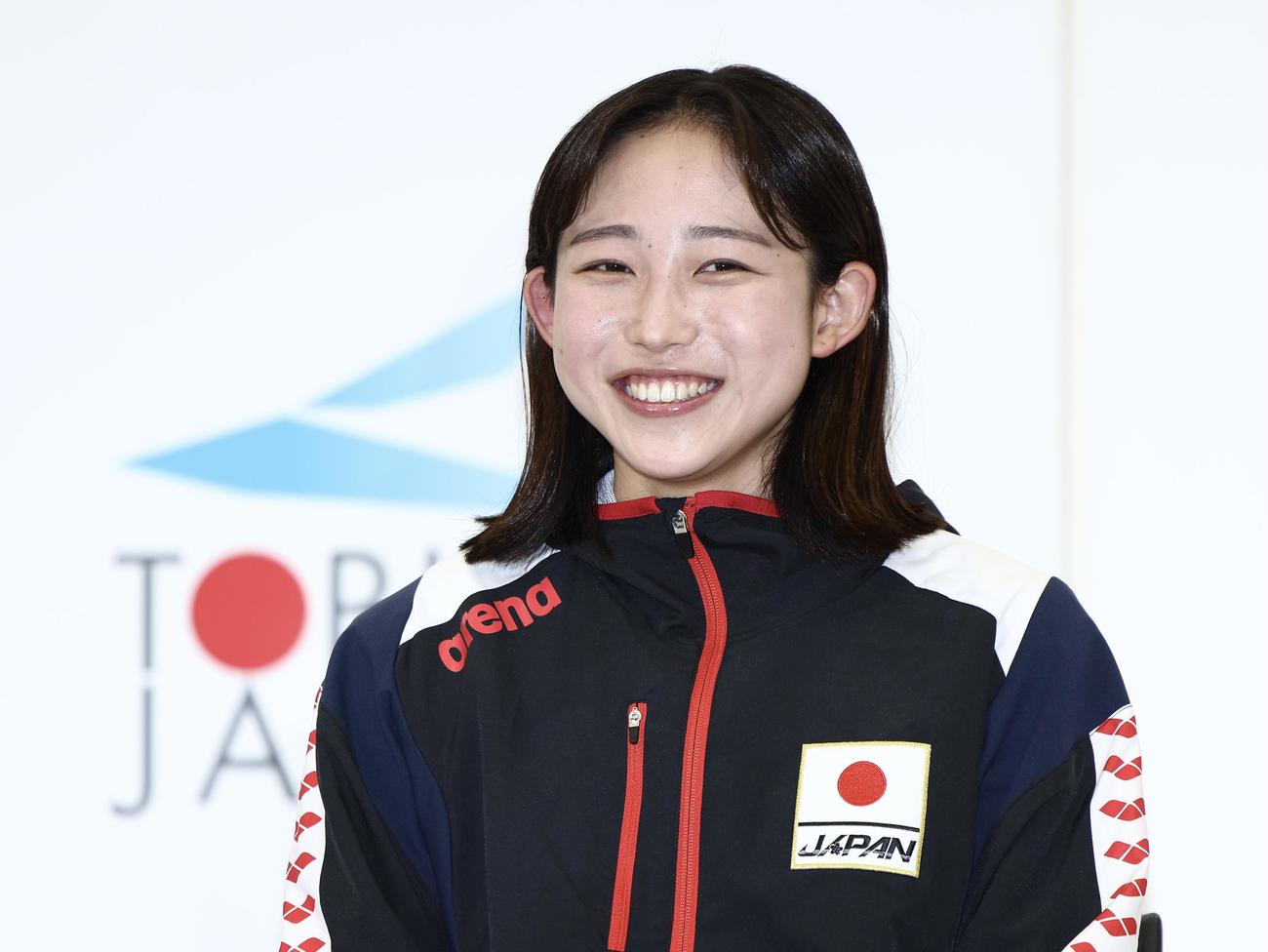 笑顔を見せる三井（撮影・河田真司）