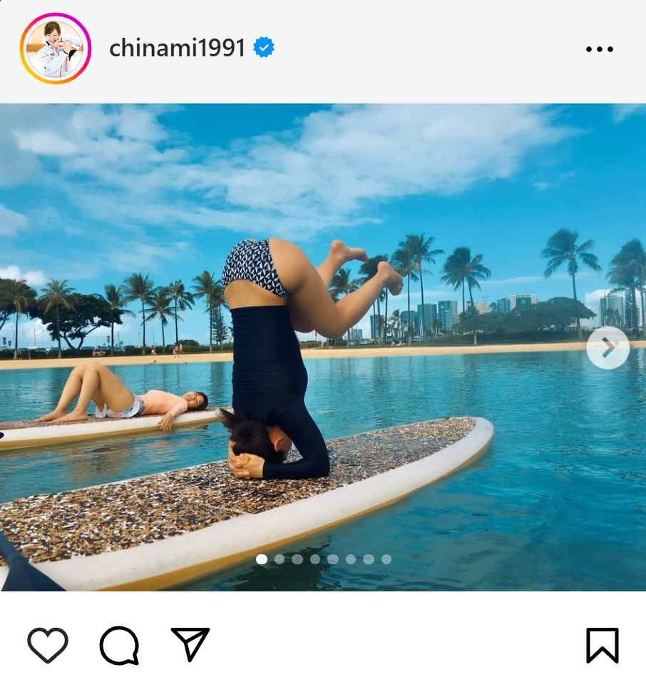 吉田知那美のインスタグラムから