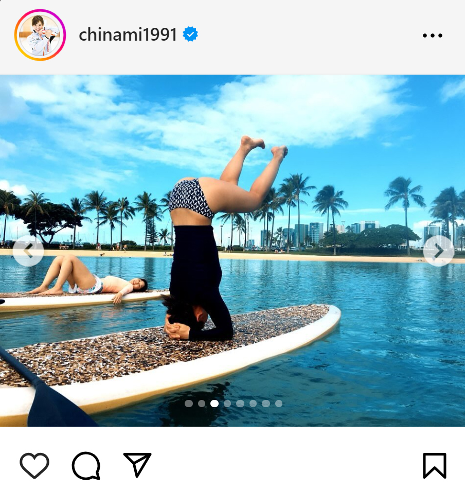 吉田知那美のインスタグラムから