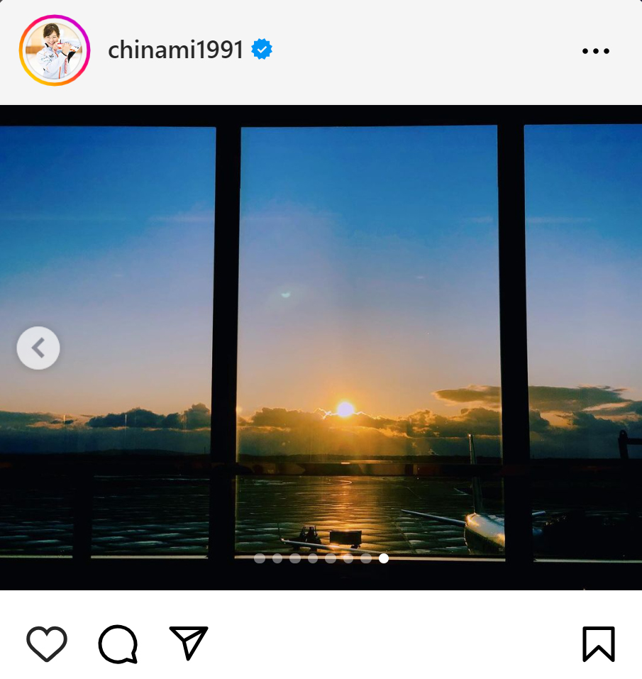 吉田知那美のインスタグラムから
