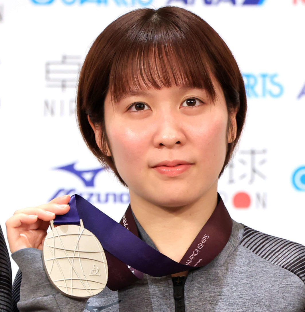平野美宇（2024年2月撮影）