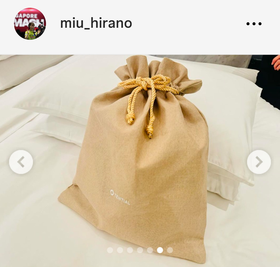 平野美宇のインスタグラムから